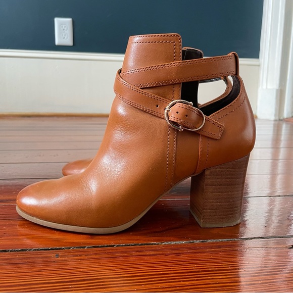 Cole Haan size 8 brown booties - Picture 1 of 8